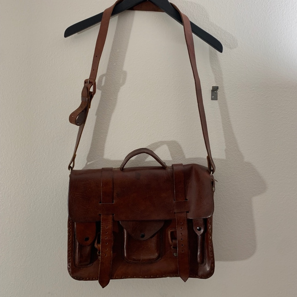 Mexican Leather Satchel Bag